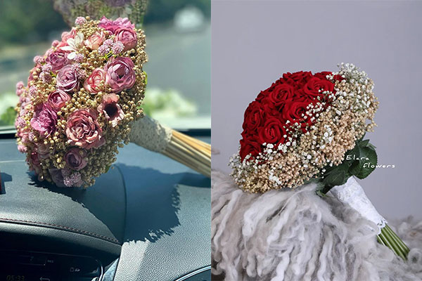 مدل دسته گل عروس مصنوعی